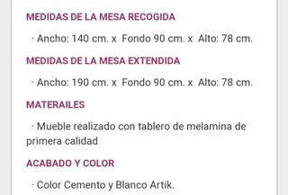 Mesa comedor nueva!!urge si venta