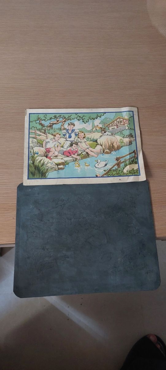 Plancha litografía.