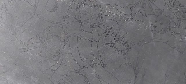 Plancha litografía.