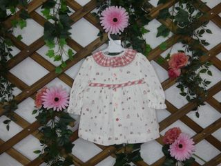 VESTIDO CON BRAGUITA BEBÉ CASITAS MIRANDA