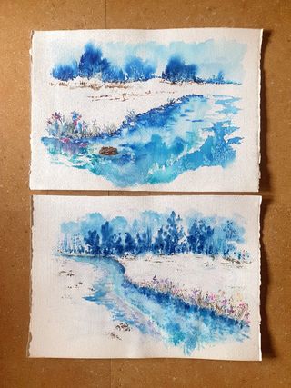 Acuarelas originales.. Arte. Oferta. Regalo