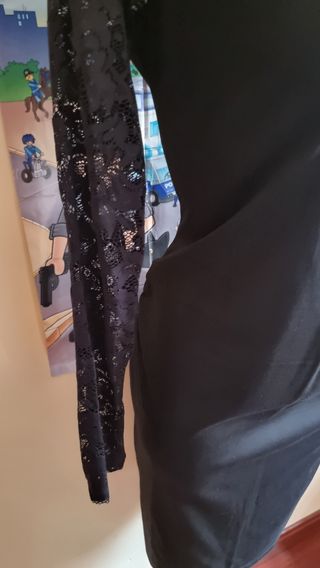 Vestido negro de mujer nuevo M/l