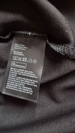 Vestido negro de mujer nuevo M/l