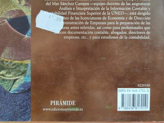Libros de economia. UNED. Análisis e interpretació