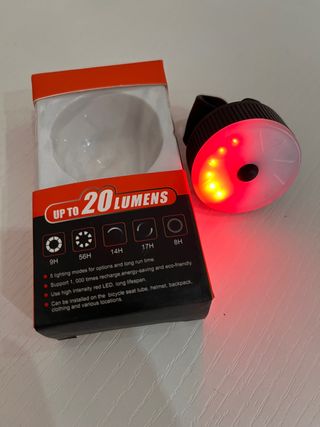 Luz trasera bicicleta