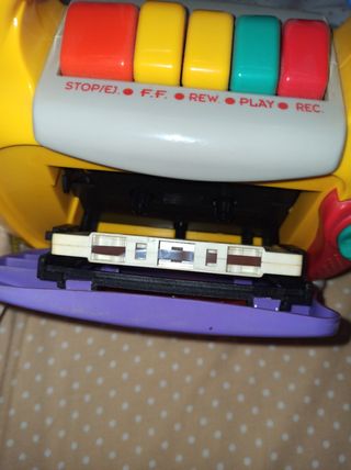 Casette con 2 micrófonos para grabarse