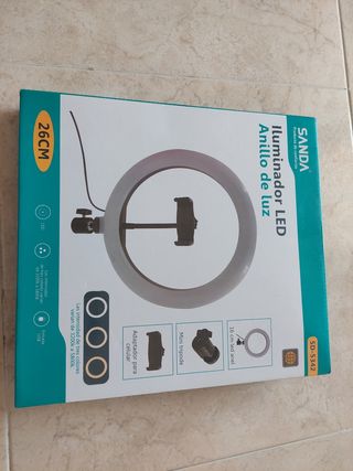 Iluminador led anillo de luz