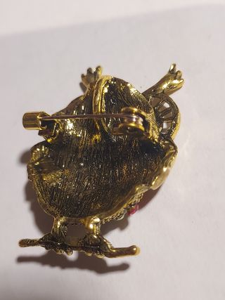 Broche y colgante para collar diseño buho