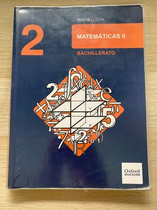 Libro matemáticas II, oxford, 2 BAT