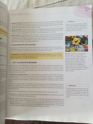 Libro de economía de bachillerato