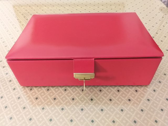 Joyero forrado terciopelo