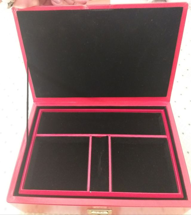 Joyero forrado terciopelo