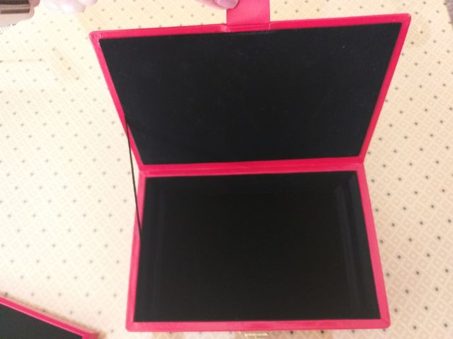 Joyero forrado terciopelo