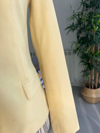 blazer amarilla Zara
