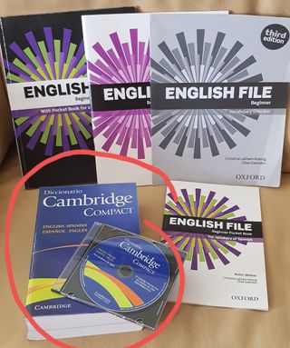 Diccionario Inglés Cambridge con CD+ libros regalo