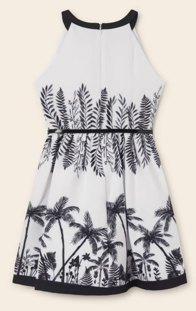 Vestido Mayoral con cinturón. Talla 16 o 162 cm