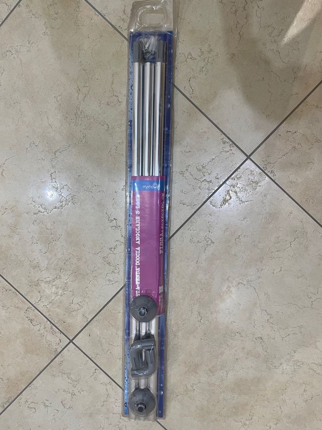 asta tenda doccia angolare