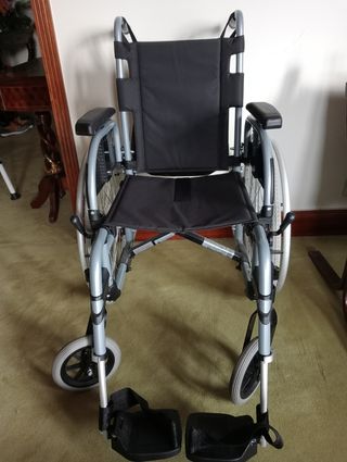 Silla ruedas aluminio