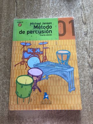 libro método percusión con CD