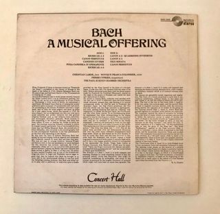 LOTE DE 5 VINILOS  JOHANN S. BACH!!