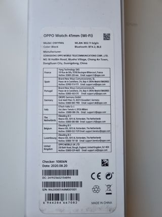 Reloj OPPO Watch con WearOS