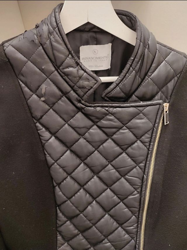 Cappotto nero invernale