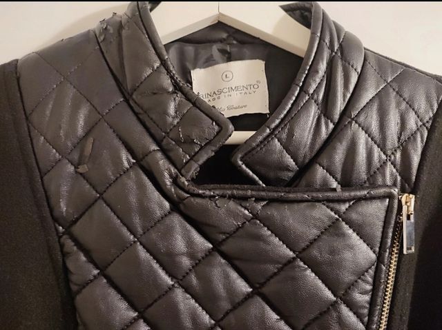 Cappotto nero invernale