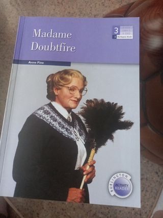 Libro lectura MADAME DOUBTFIRE