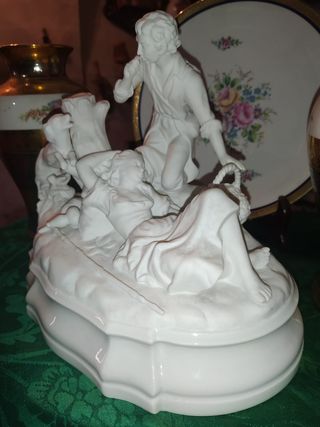 escena campestre bicuit BIDADOSA