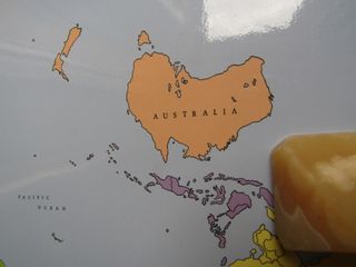 mappa Australia non longer down under