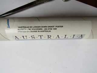 mappa Australia non longer down under