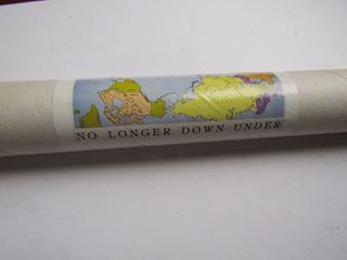 mappa Australia non longer down under