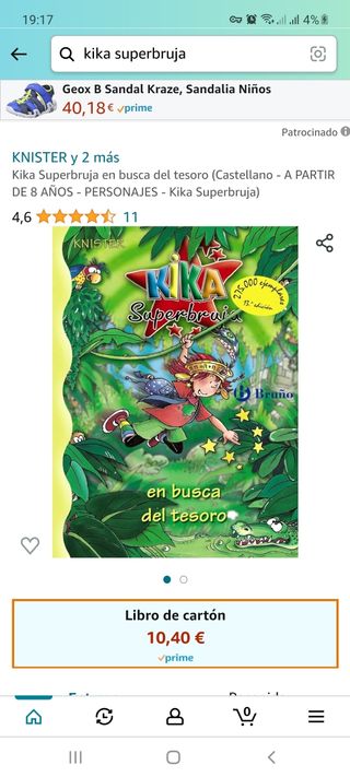 2 libros Kika Superbruja