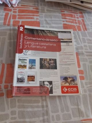 Libro castellano 2 Bachillerato
