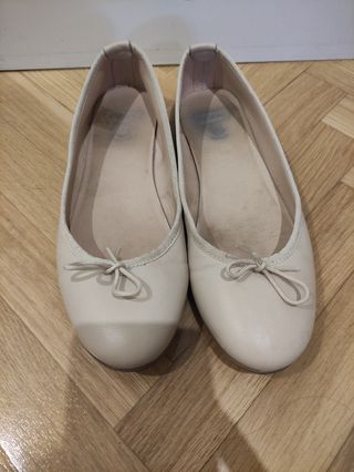 Bailarinas Beige talla 38