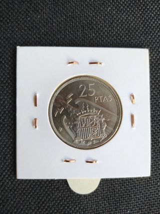 Moneda 25 Pesetas Francisco Franco 