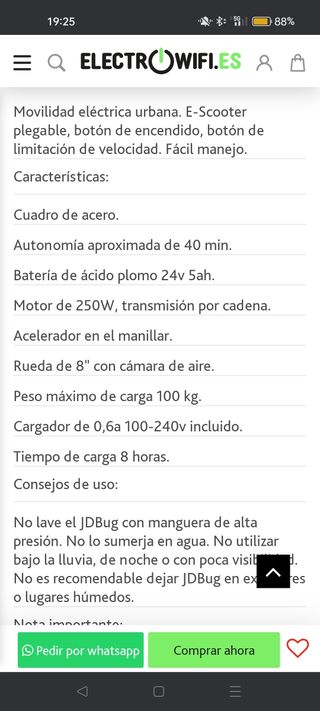 PATINETE JDBUG
