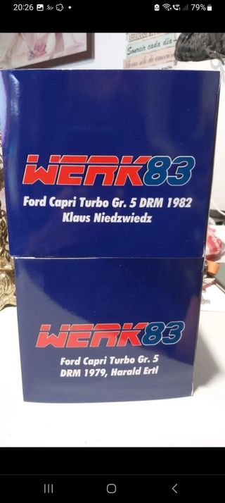 1/18 Maqueta ford capri turbo