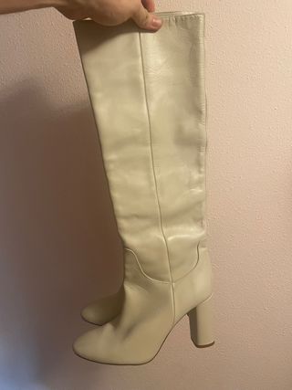 botas altas piel