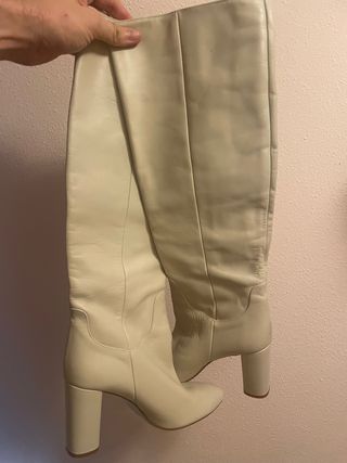 botas altas piel
