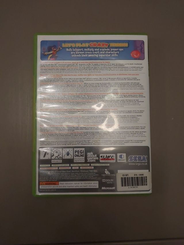 Sega superstars tennis xbox 360