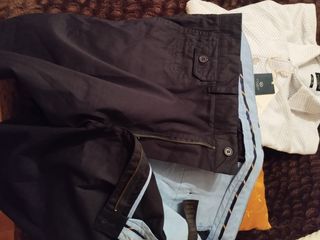 Pantalón corto loneta y camisa manga lar