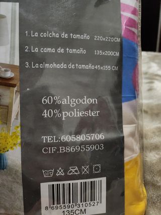 Funda nordica 3 Piezas cama 135 CM