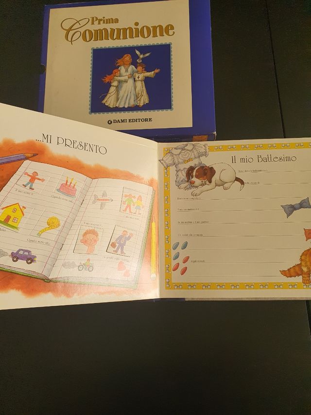 Libro album prima comunione