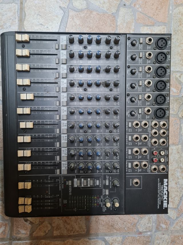 Mixer audio mackie 14 canali1402 vlz pro