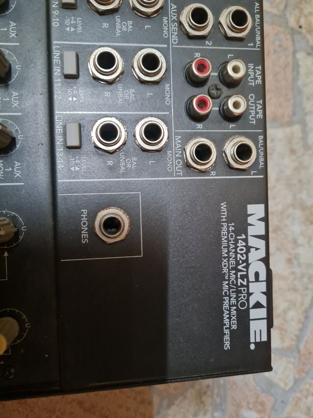 Mixer audio mackie 14 canali1402 vlz pro