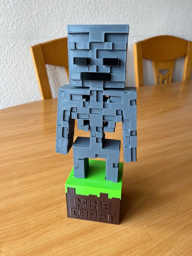 Soporte cascos Minecraft