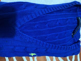 maglione con treccioni ralph lauren