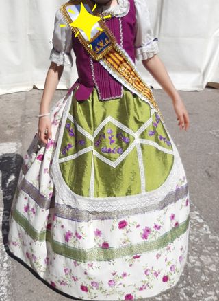 Vestido huertana niña