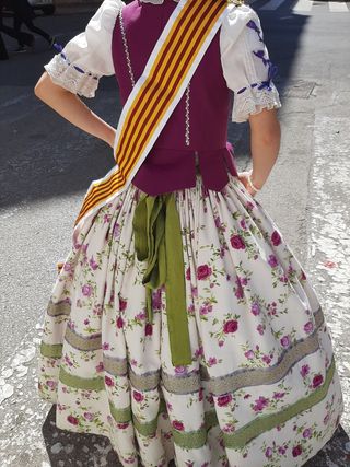 Vestido huertana niña